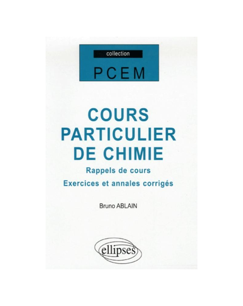 Cours particulier de chimie