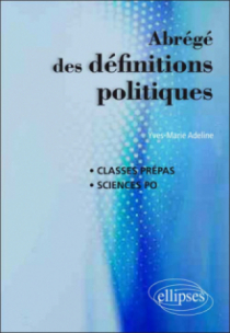 Abrégé des définitions politiques