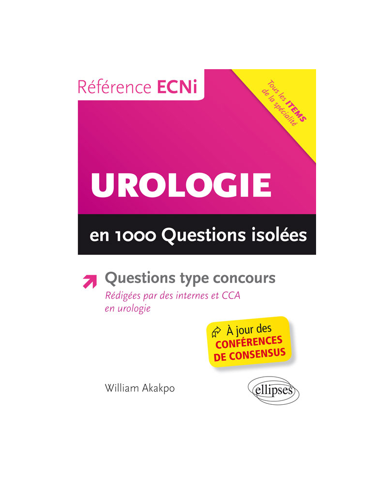 Urologie en 1000 Questions isolées