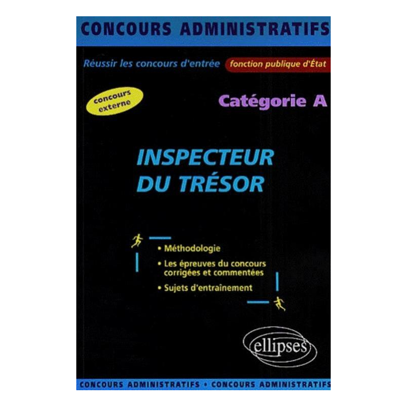 Inspecteur du trésor - catégorie A