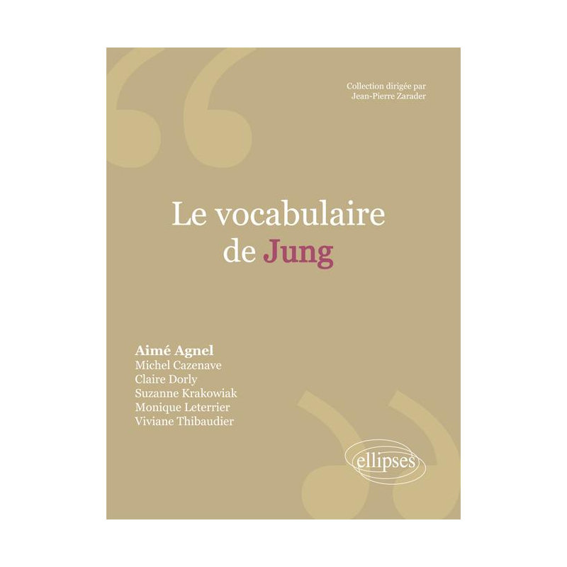 Le vocabulaire de Jung