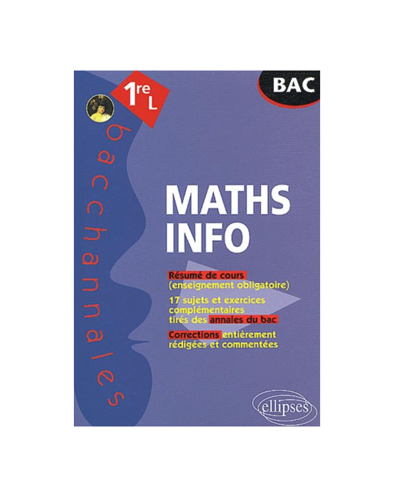 Mathématiques-Informatique - Première L - Enseignement obligatoire