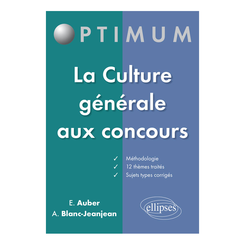 La Culture générale  aux concours