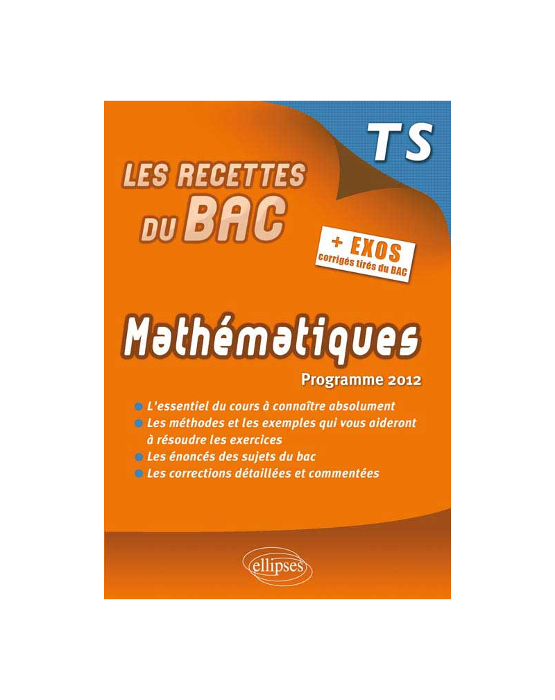 Mathématiques - Terminale S programme 2012