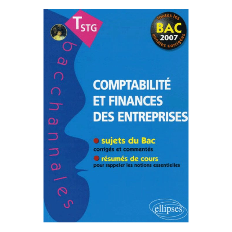 Comptabilité et finances des entreprises - Terminale STG