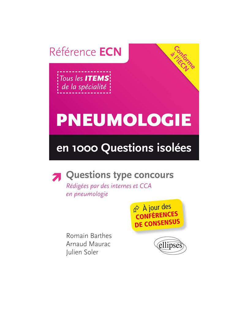 Pneumologie en 1000 questions isolées