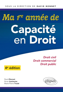 Ma 1re année de capacité en droit - 4e édition