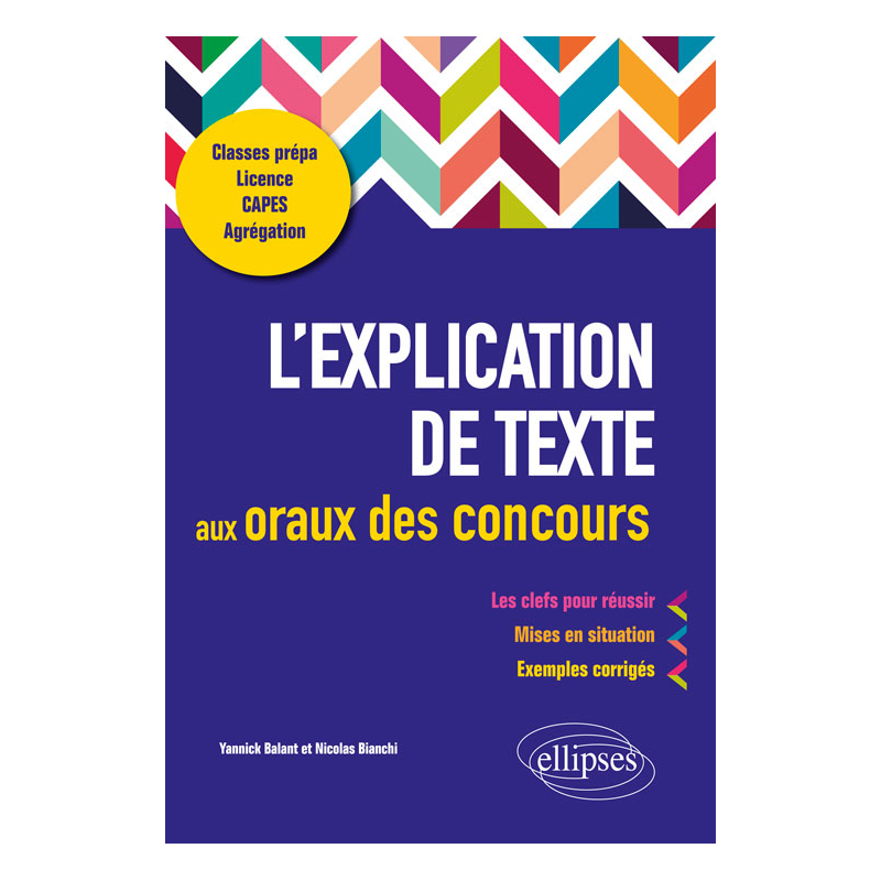 L'explication de texte aux oraux des concours