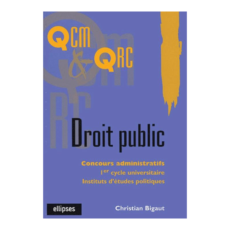 Droit public en QCM et QRC