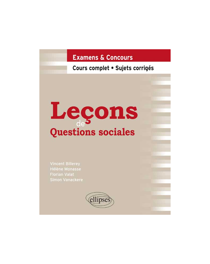 Leçons de Questions sociales