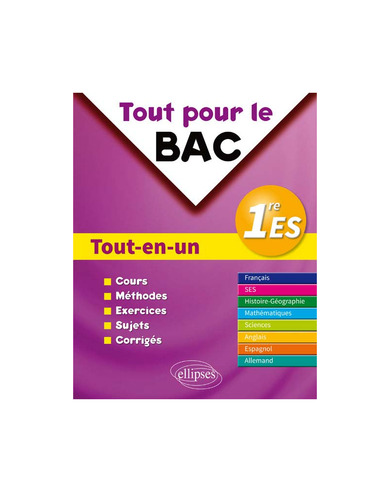 Première ES - Toutes matières