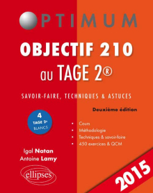 Objectif 210 au TAGE 2 - 2e édition