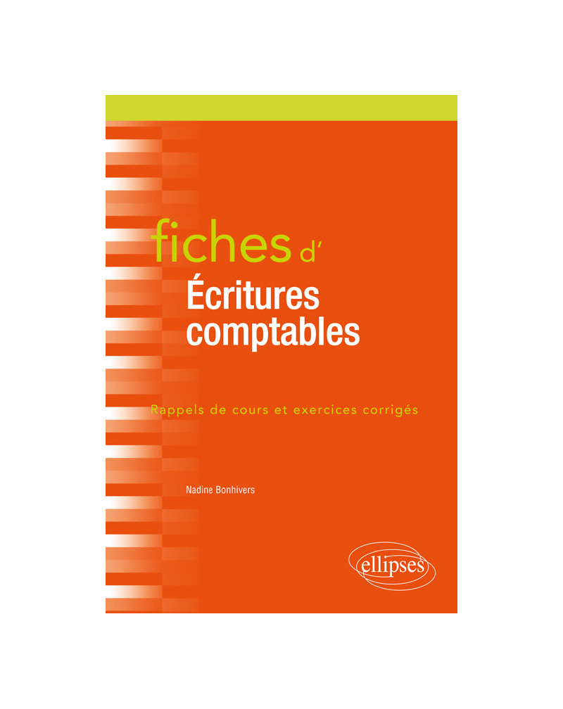 Fiches d'écritures comptables