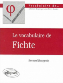 Le vocabulaire de Fichte