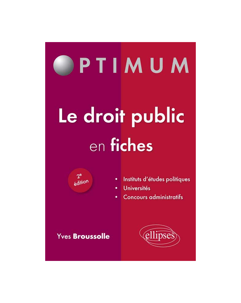 Le droit public en fiches - 2e édition