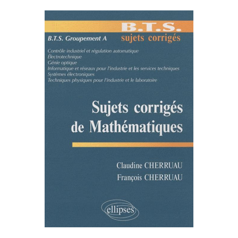 Mathématiques BTS Groupement A
