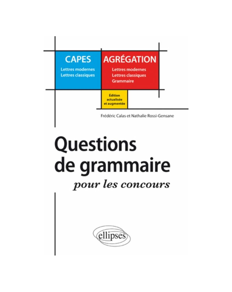 Questions de grammaire pour les concours - 2e édition