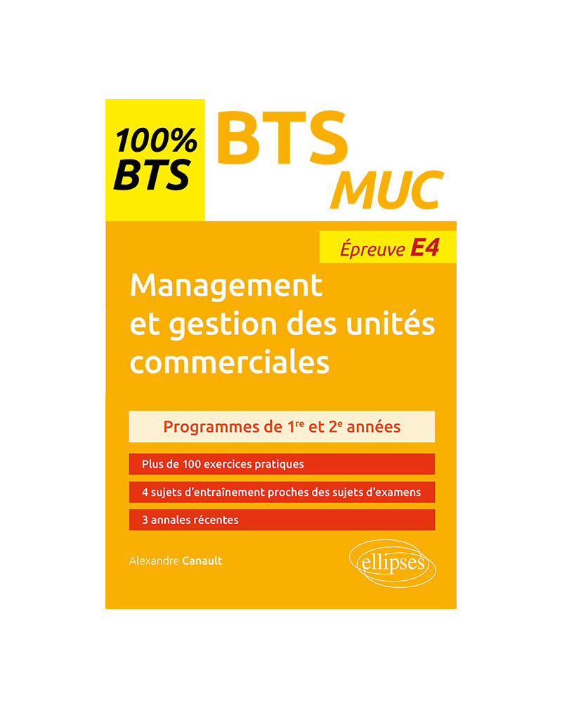 Management et gestion des unités commerciales - BTS MUC
