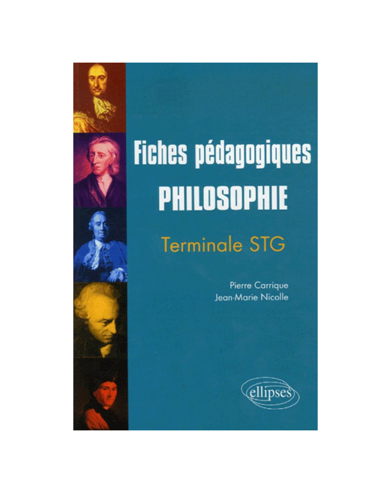 Fiches pédagogiques Philosophie - Terminale STG