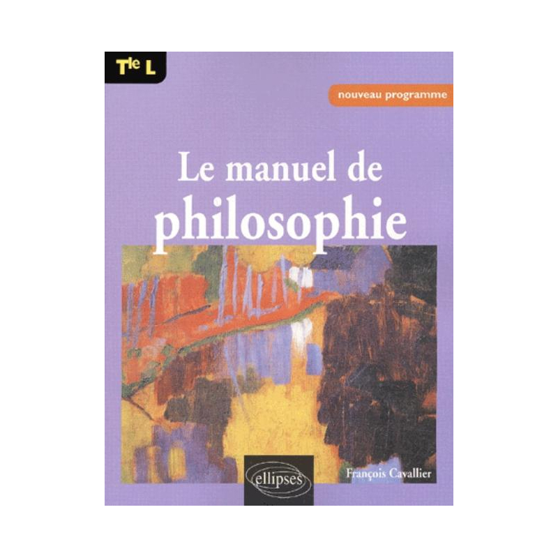 Manuel de philosophie Terminale L