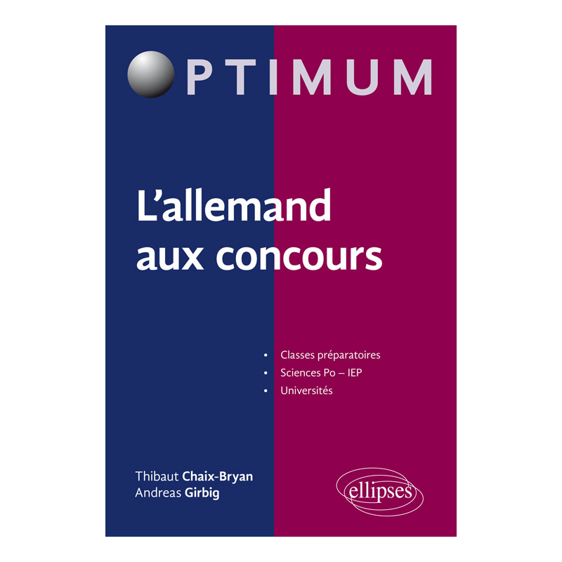 L'allemand aux concours