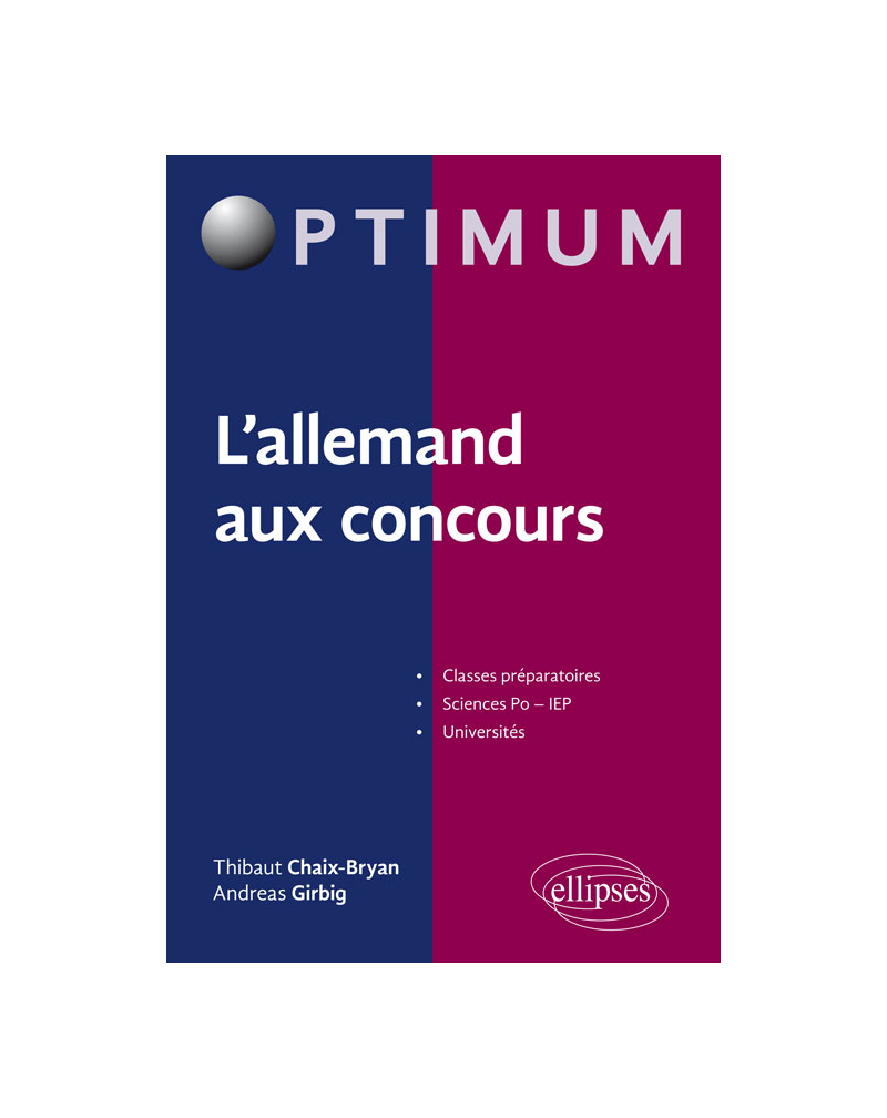 L'allemand aux concours