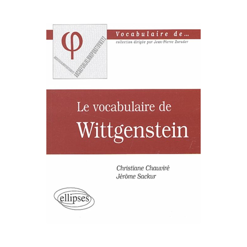 vocabulaire de Wittgenstein (Le)