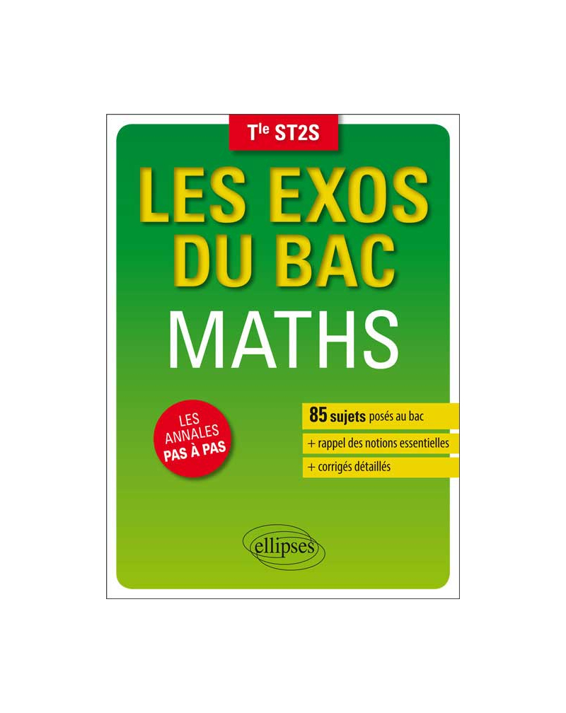 Mathématiques - Terminale ST2S