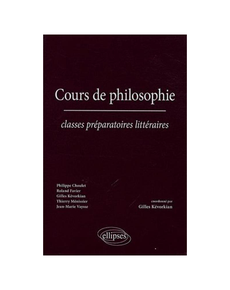 Cours de philosophie - Classes préparatoires littéraires