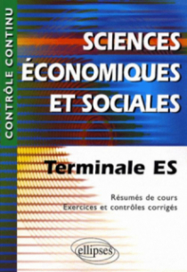 Sciences économiques et sociales - Terminale ES