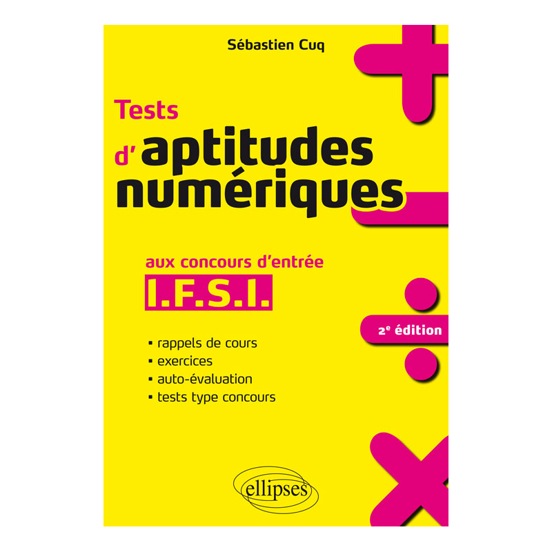 Tests d’aptitudes numériques aux concours d’entrée IFSI - 2e édition