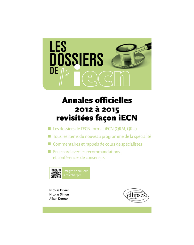 Annales officielles 2012 à 2015 revisitées facon iECN