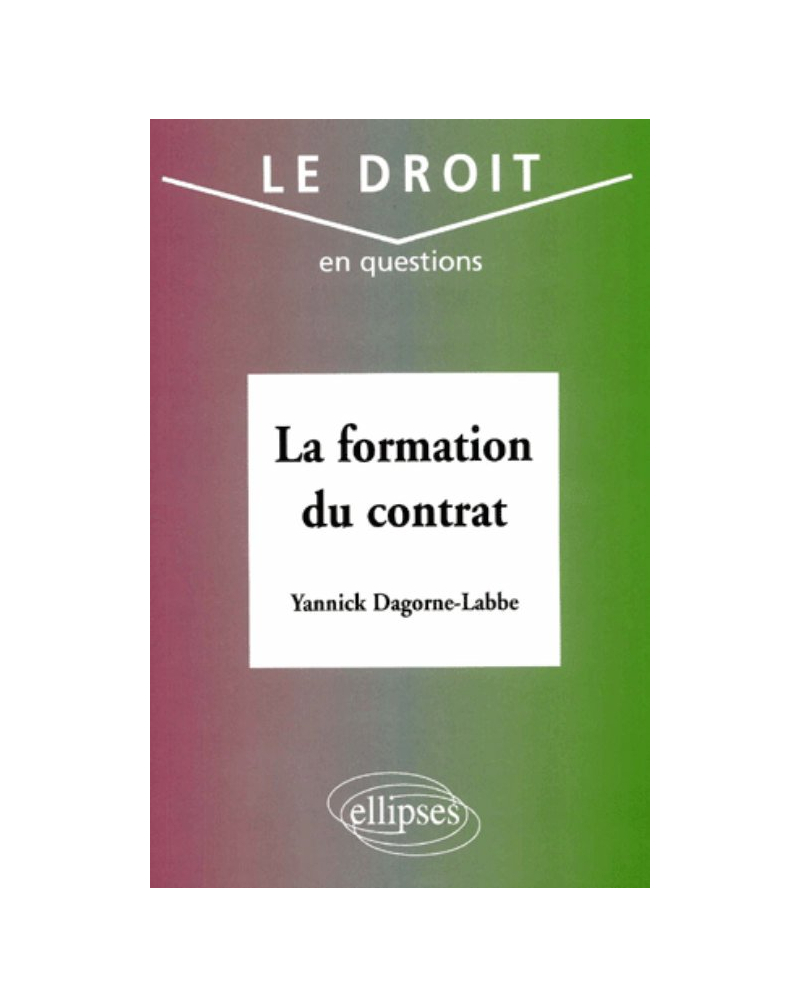 La formation du contrat