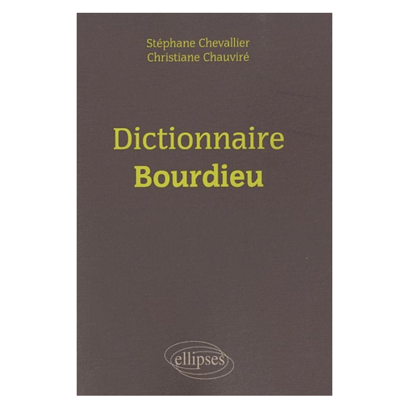 Dictionnaire Bourdieu