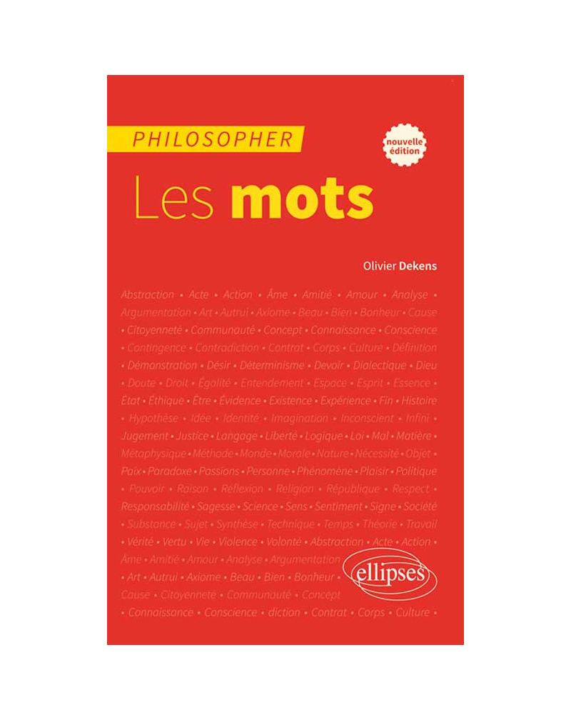 Philosopher. Les mots (Nouvelle édition)