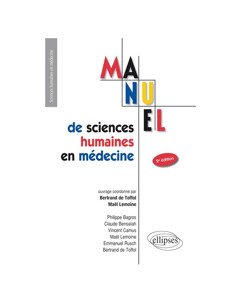 UE7 - Manuel de sciences humaines en médecine - 2e édition