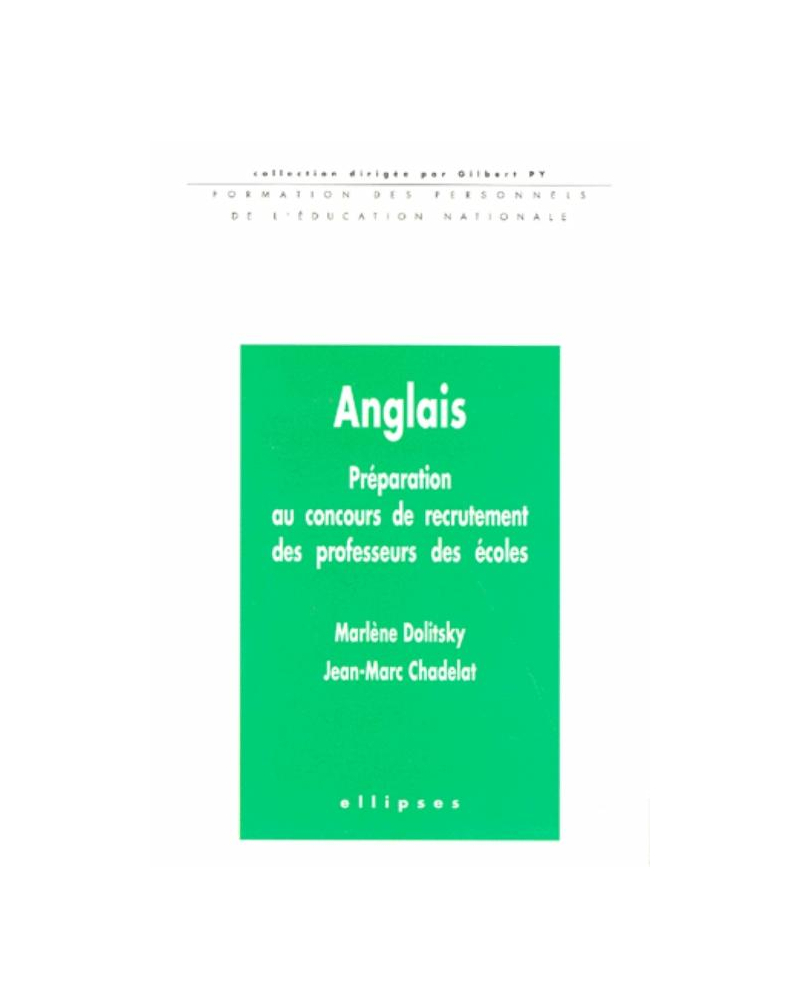 Anglais - Préparation au concours de recrutement des professeurs des écoles