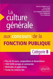 La culture générale aux concours de la fonction publique de catégorie B