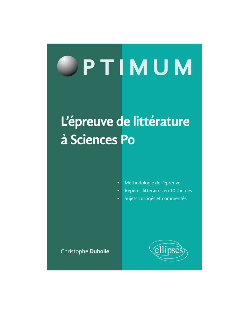L’épreuve de littérature à Sciences Po