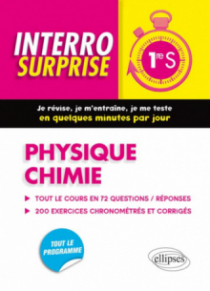 Physique chimie - Première S