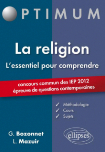 L'essentiel pour comprendre la religion (IEP 2012)