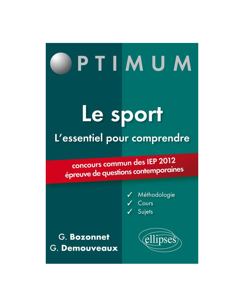 L'essentiel pour comprendre le sport (IEP 2012)