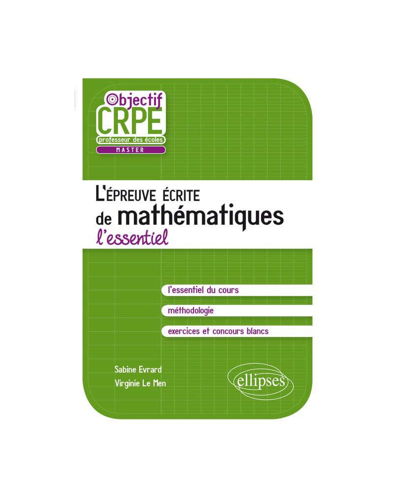 L'épreuve écrite de mathématiques - L'essentiel