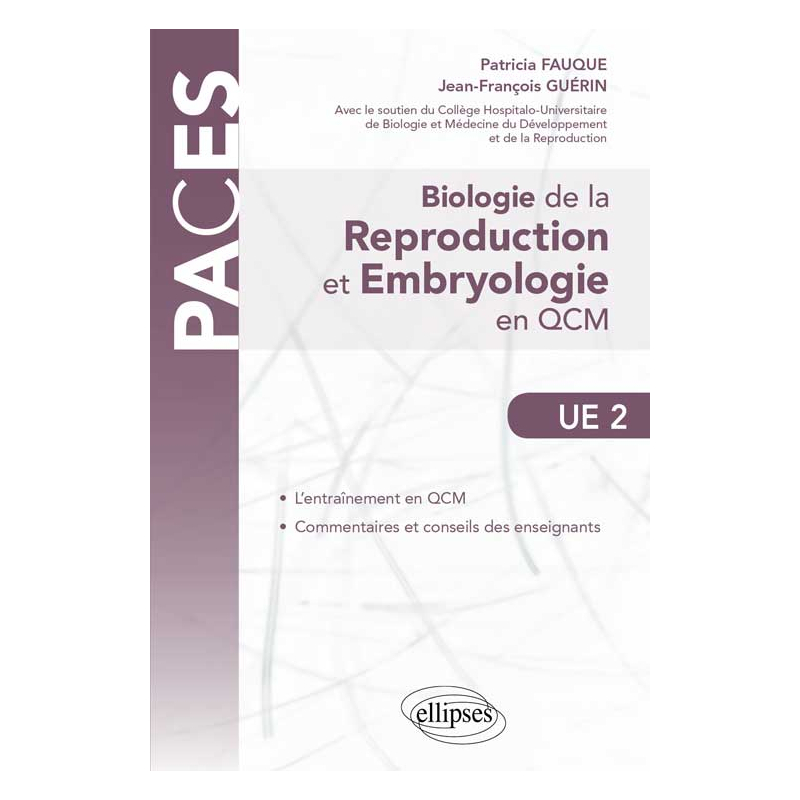 UE2 - Biologie de la reproduction - Embryologie en QCM