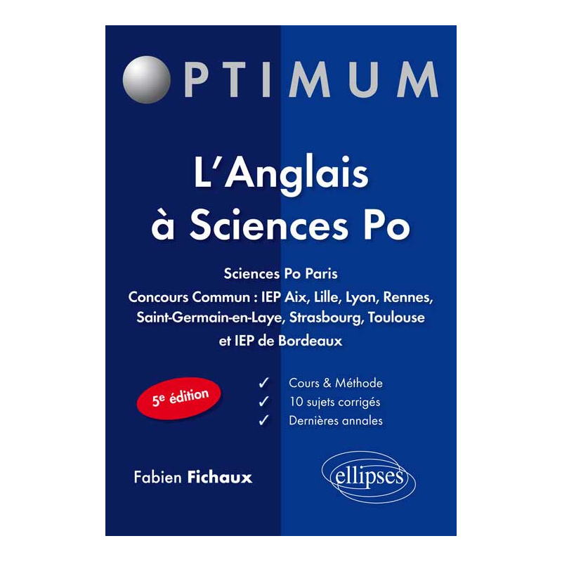 L’anglais à Sciences Po - 5e édition