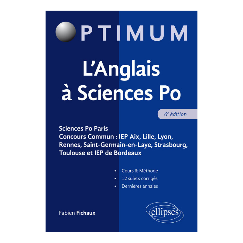 L'Anglais à Sciences Po - 6e édition