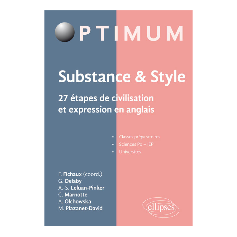 Substance & style. 27 étapes de civilisation et expression en anglais