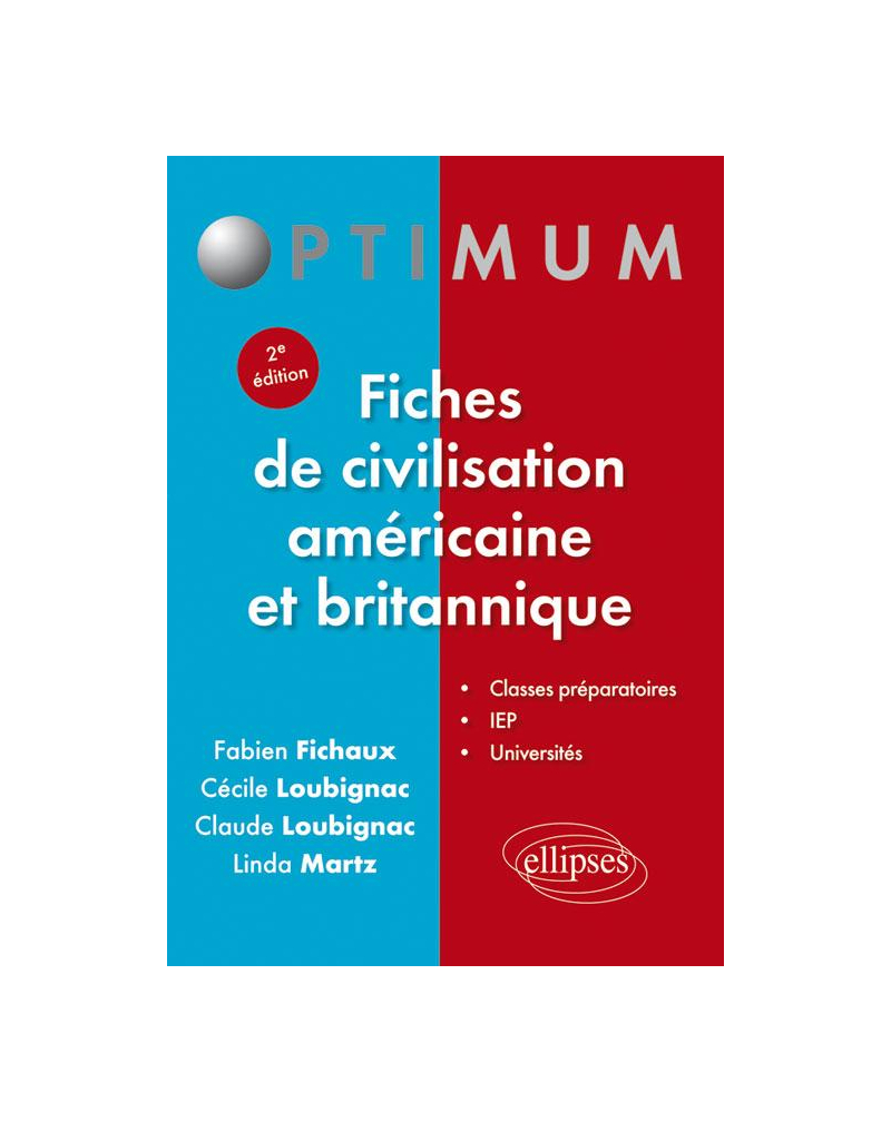 Fiches de civilisation américaine et britannique - 2e édition