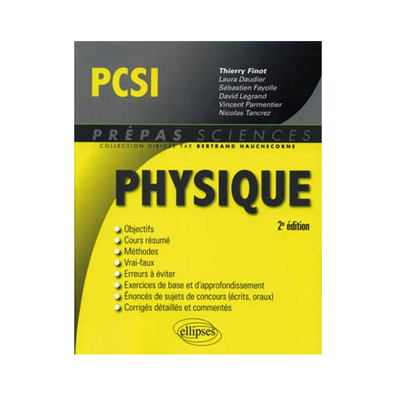 Physique PCSI - 2e édition