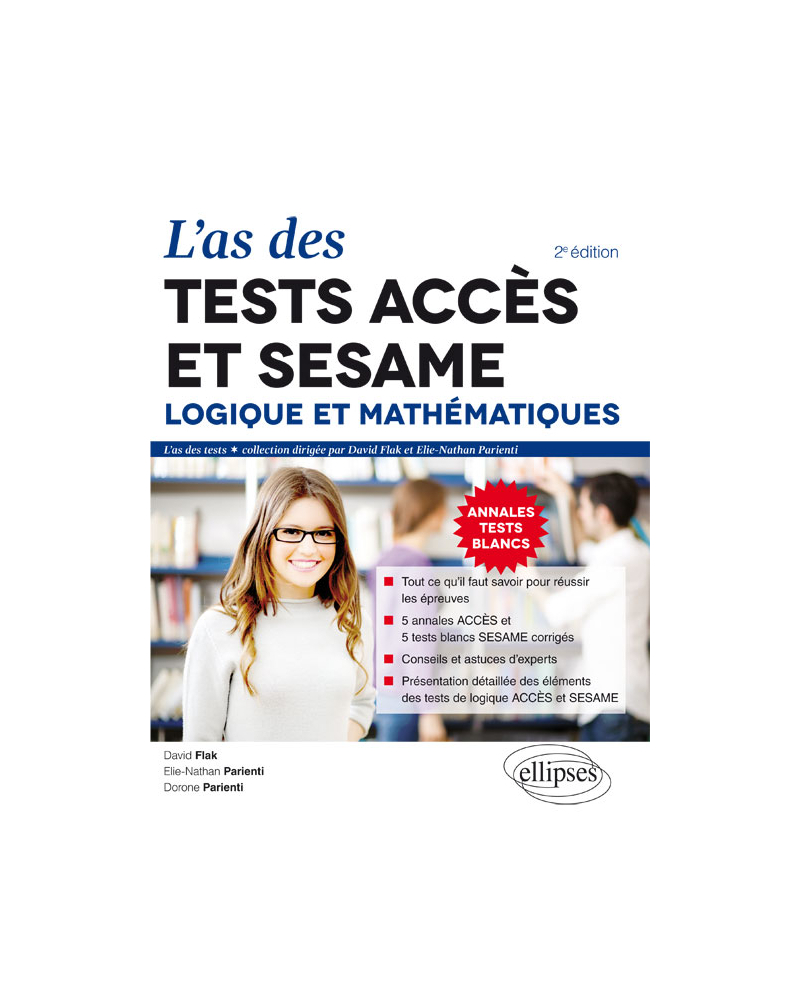L’As des tests ACCÈS et SESAME : Logique et Mathématiques – 2e édition